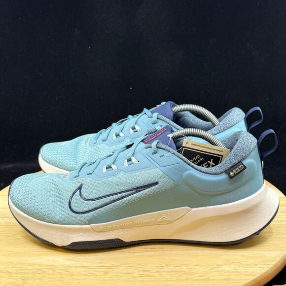 Mens Size 10 Nike Juniper Trail Gore 2 Denim Turquoise Rail Shoes HM9734 402 main image 10